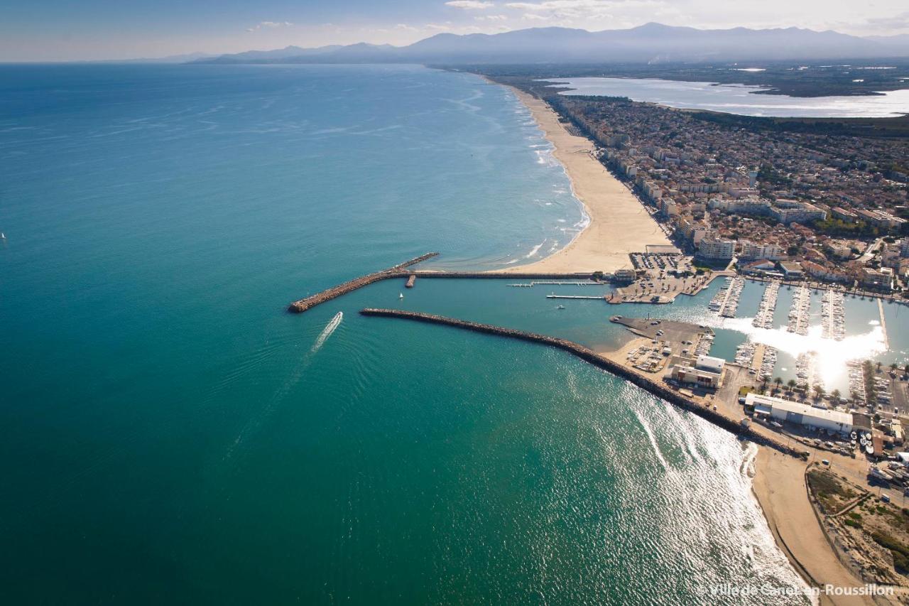 "Chill" Magnifique Vue Sur La Mer Et Le Port Au Coeur De La Ville En Premiere Ligne Canet-en-Roussillon Exterior foto